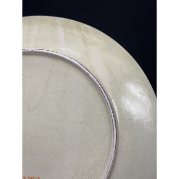 Vintage ORIENTAL ACCENT Canterbury Crackle Decorative Plate | 13 3/4" - Picture 10 of 15